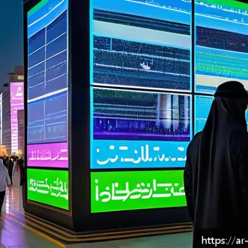Home 32 디스토피아 소설이 경고하는 미래의 모습 - A detailed, futuristic cityscape at dusk blending traditional Middle Eastern architectural elements ...